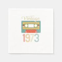 Vintage Cassette 1973 49th Birthday 49 Years Gift