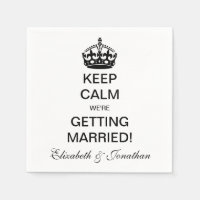 Vintage Keep Calm On se marie !