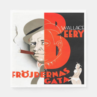 Serviette En Papier Vintage Movie Paper Luncheon Napkin