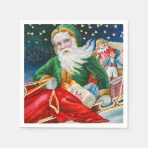 Serviette En Papier Vintage Noël