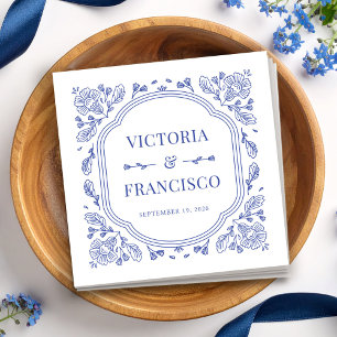 Serviette En Papier Vintage Romance Floral Cocktail Napkin