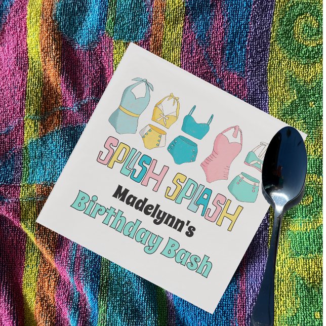 Serviette En Papier Vintages maillots de bain maillots de bain (Créateur téléchargé)