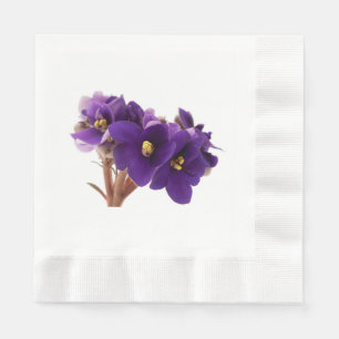 Serviette En Papier Violet africain