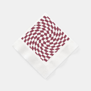 Serviette En Papier Violet Bourgogne Mariage Collection Vérifier À dam