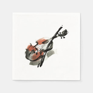 Serviette En Papier Violon