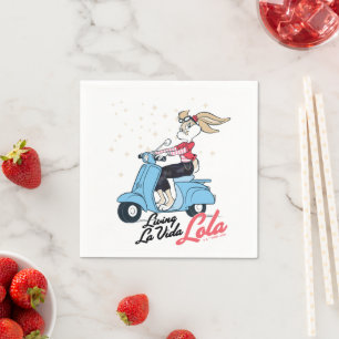 Serviette En Papier Vivre La Vida Lola Scooter Graphic