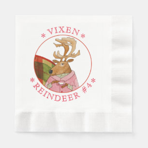 Serviette En Papier VIXEN REINDEER Pâtisserie en papier pour déjeuner