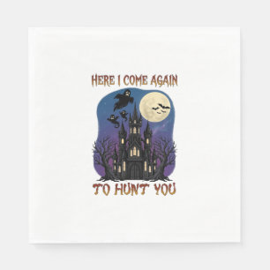 Serviette En Papier Voici de nouveau les fantômes du château hanté de