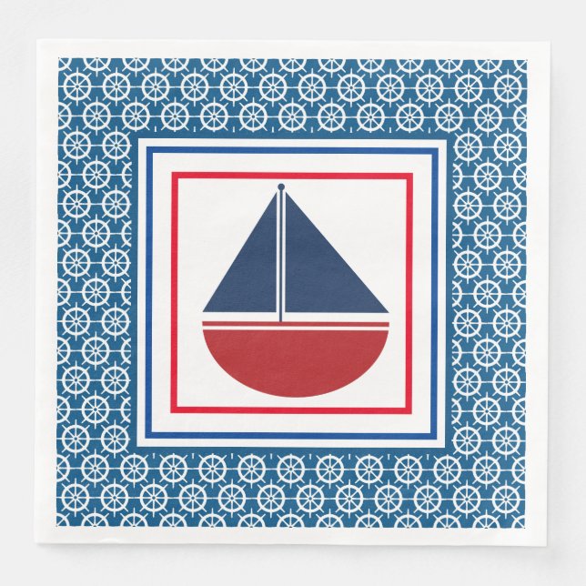 Serviette En Papier Voile Nous Allons (Devant)