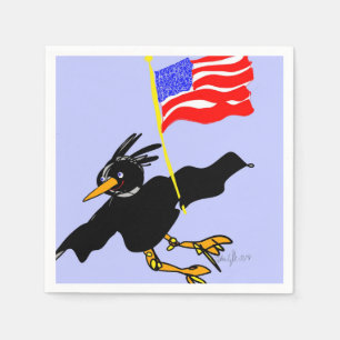 Serviette En Papier VOLEZ NOS serviettes de cocktail FLAG