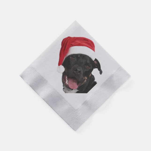Serviette En Papier VOS PROPRES PHOTOS Papier de Noël (Coin)