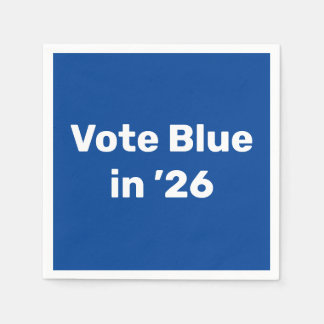 Serviette En Papier Vote Blue en 2026