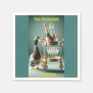 Serviette En Papier Votre Champagne Mallardy