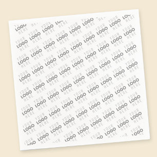 Serviette En Papier Votre image/logo éclairé automatiquement + Motif