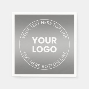 Serviette En Papier Votre logo avec modification de n'importe quelle c