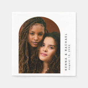 Serviette En Papier Votre Mariage photo Deux épouses LGBTQ