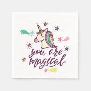 Serviette En Papier Vous êtes magiques