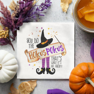 Serviette En Papier Vous faites le Hokus Pokus Witch Magic ID982