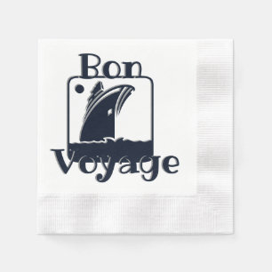 Serviette En Papier Voyage de fève de bateau de croisière
