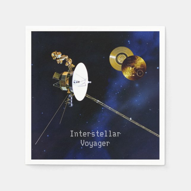 Serviette En Papier Voyager interstellaire (Devant)