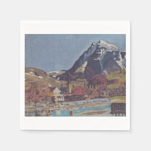Serviette En Papier Vue de Dolný Kubín par Arnold Peter Weisz