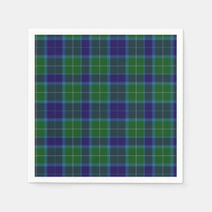 Serviette En Papier Wallace Clan Tartan Plaid Papier