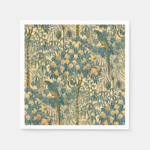 Serviette En Papier Walter Crane - Vintage Art Nouveau Macaw Motif