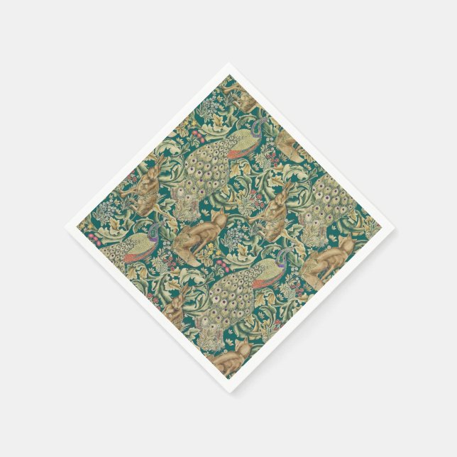 Serviette En Papier Walter Morris Napkins "Forêt" (Coin)