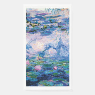 Serviette En Papier Water Lilies by Claude Monet