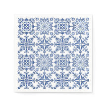 Watercolor Mandala Azure Hard plastique dessous de