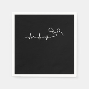 Serviette En Papier Waterpolo Heartbeat Surf Sports nautiques