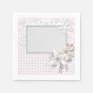 Serviette En Papier Wedding bouquet