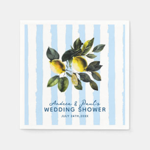 Serviette En Papier Wedding shower citron italien