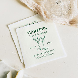 Serviette En Papier Week-end de maris et mariage