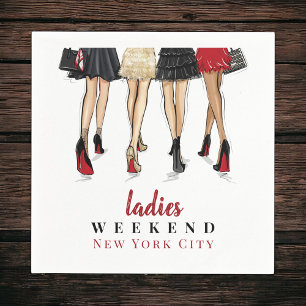 Serviette En Papier Week-end de mode pour dames à New York City