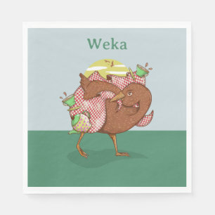 Serviette En Papier Weka New Zealand Bird