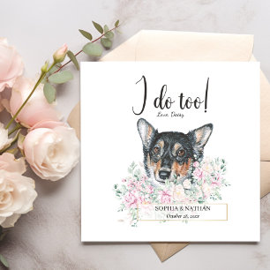 Serviette En Papier Welsh Corgi Chien Mariage Cocktail Napkins
