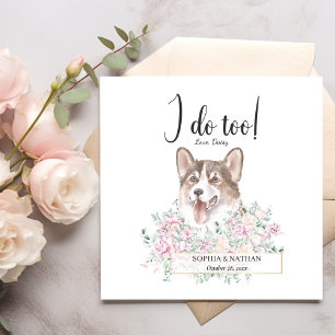 Serviette En Papier Welsh Corgi Chien Mariage Cocktail Napkins