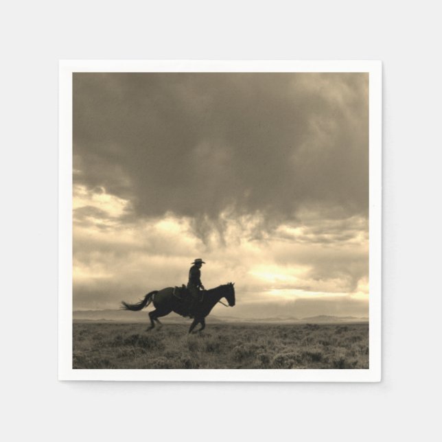 Serviette en papier Western Cowboy (Devant)