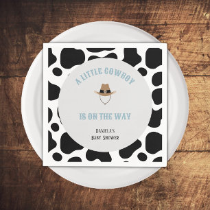 Serviette En Papier Western Cowboy Rodeo Cow Imprimer Baby shower garç