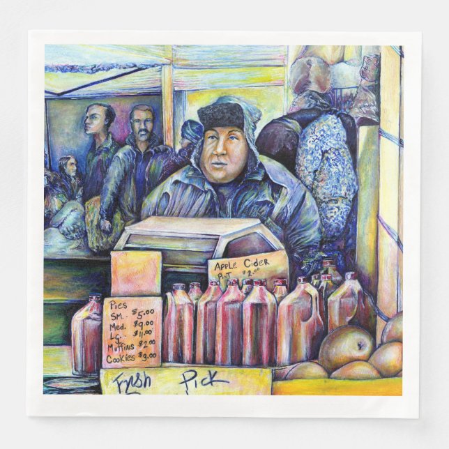 Serviette En Papier What I Saw (Devant)