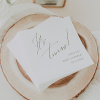 Whimsical Sage Green C'est Twins Douche serviettes