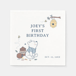 Serviette En Papier Whimsical Winnie L'Oiseau Anniversaire