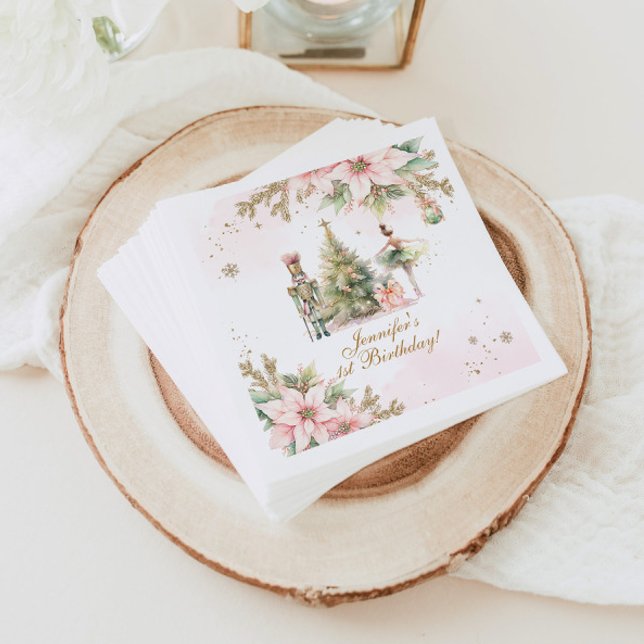 Serviette En Papier Whimsical Winter Onederland the Nutcracker (Créateur téléchargé)