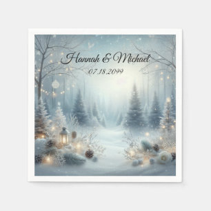 Serviette En Papier Whispers d'un solstice d'hiver