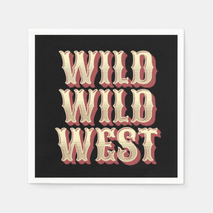 Serviette En Papier Wild Wild West