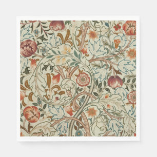 Serviette En Papier William Morris Acanthus Broderie Motif Floral