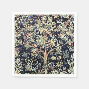 Serviette En Papier William Morris Arbre de vie Papier Napkin