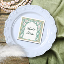 William Morris Art déco Floral Vins verts