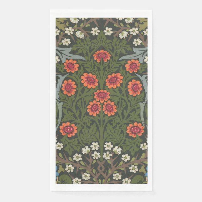Serviette En Papier William Morris Blackthorn Garden Flower Classic (Devant)